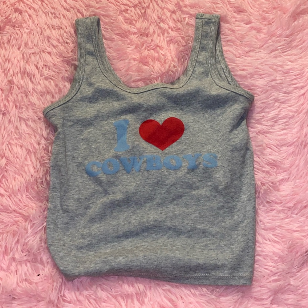 I 💕 cowboys tank